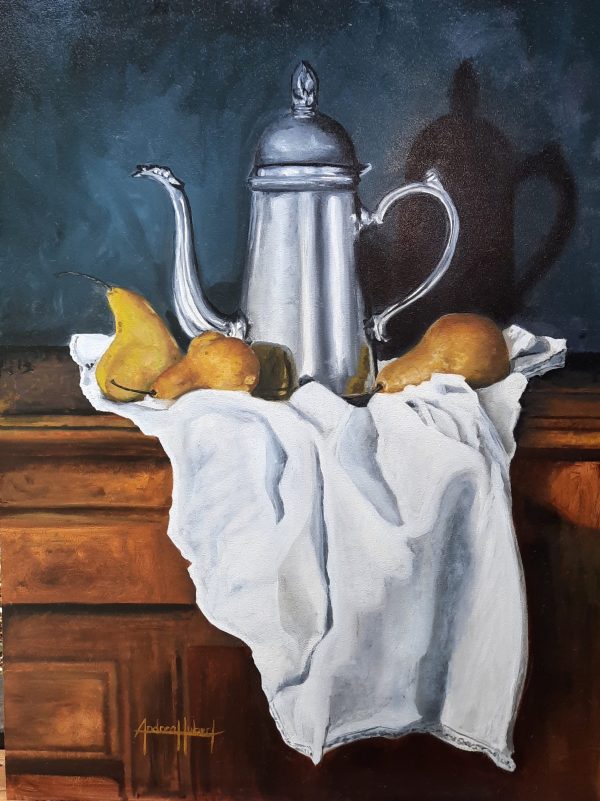 Silver with Pears